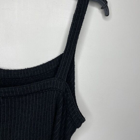 MADEWELL Knit Tank Top Womens Large Black Tie Wrap Sleeveless Cotton Blend J4453 - Picture 9 of 14
